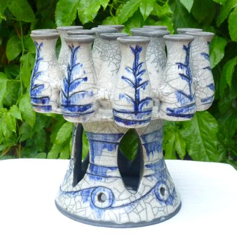 Raku Cluster Vase