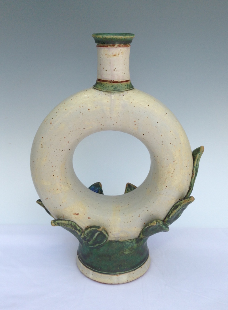 Torus Vase with Leaves copy