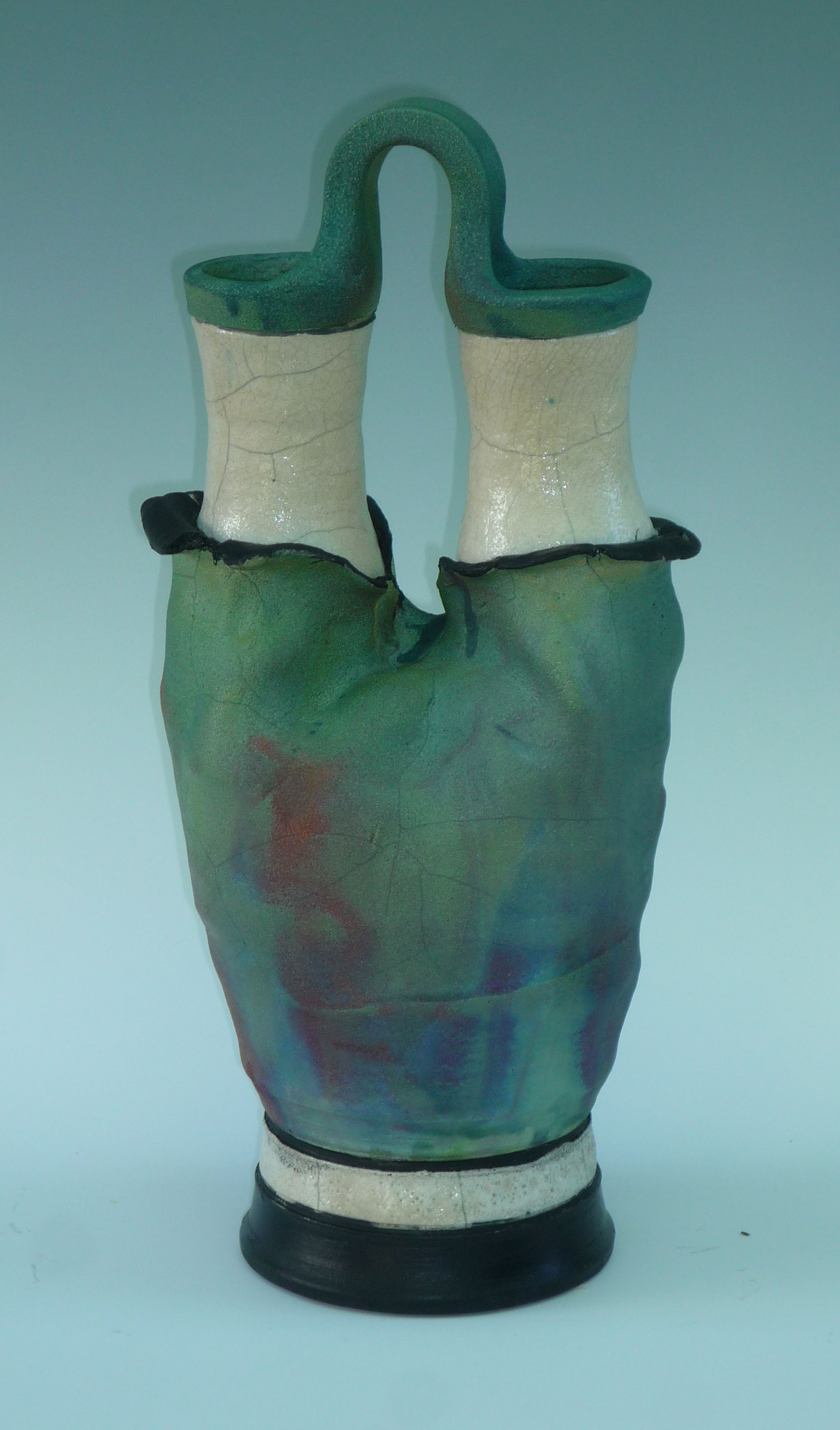 Wedding Vase Rainbow Patina